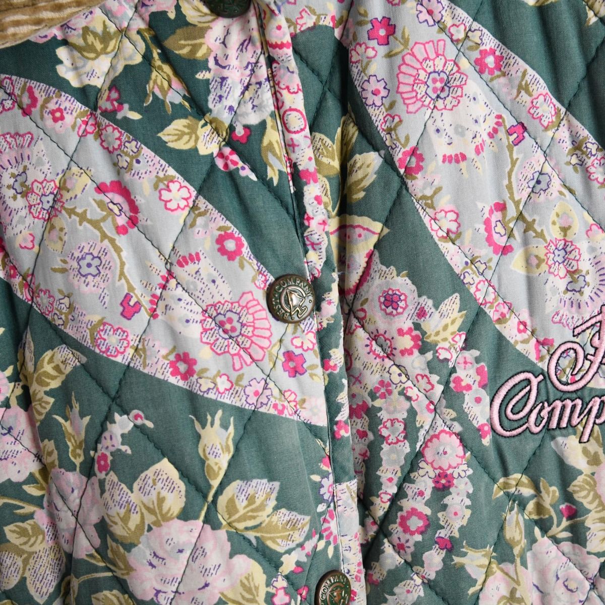 Best Company 1980s Quilted Floral Jacket