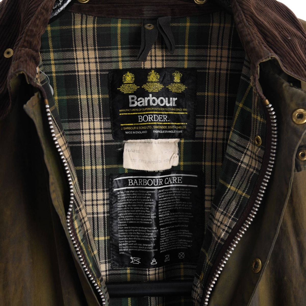 Barbour Border Wax Cotton Jacket
