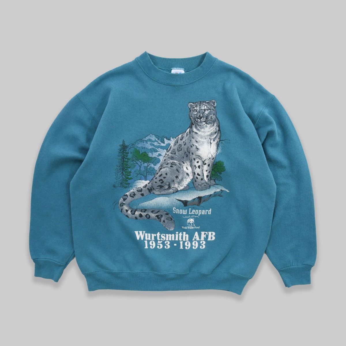 World Wildlife Fund Snow Leopard 1990s Sweatshirt