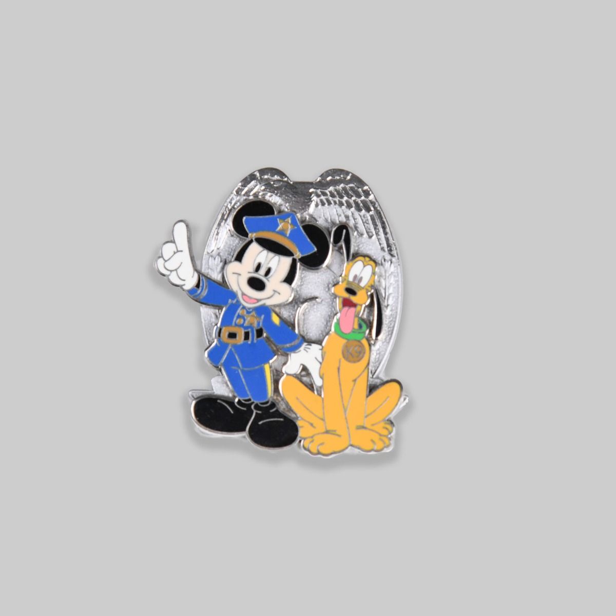 Disney Police Officer Mickey Mouse K9 Dog Pluto Pin Badge
