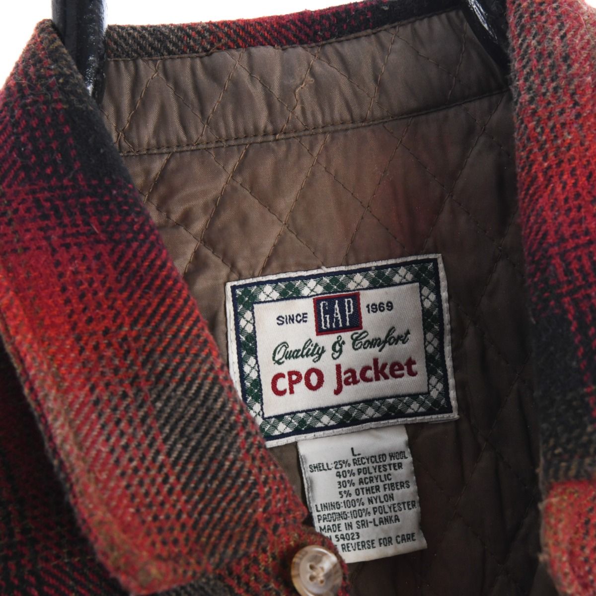 Gap Early 2000s Plaid CPO Jacket Overshirt