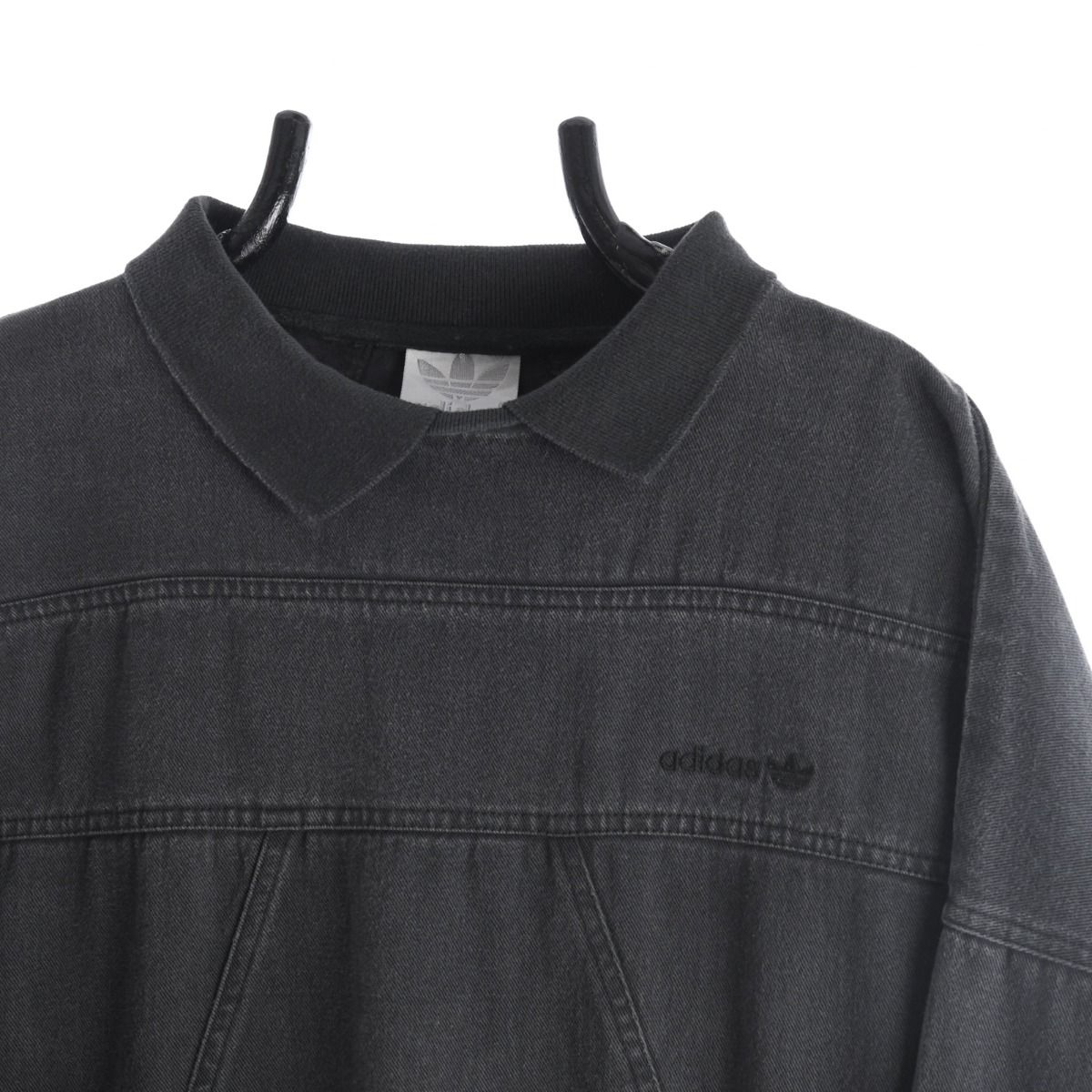 Adidas Late 1980s Denim Collared Sweatshirt