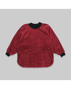 Fashion Apron 1980s Corduroy Velour Sweatshirt