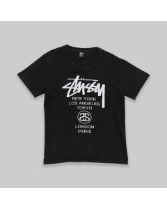 Excellent Stussy Black T-Shirt