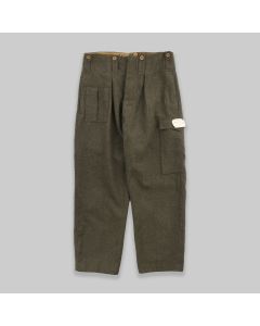 Vintage Belgian Army 1957 Wool Trousers