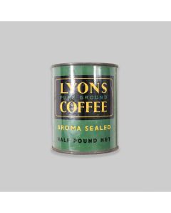 1940s Lyons Unopened Coffee Tin