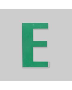 Aluminium Large Upper-Case Letter 'E'