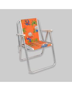 Kitsch 1960s Kids Orange Foldable Chair