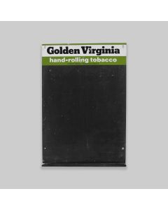 Golden Virginia 1970s Aluminium Chalkboard