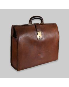 Mid Century Leather Doctor's 'Kalamazoo' Briefcase