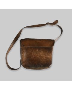 Vintage 1940s Leather Cash Bag