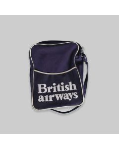 Vintage 1980s British Airways Flight Carry Bag