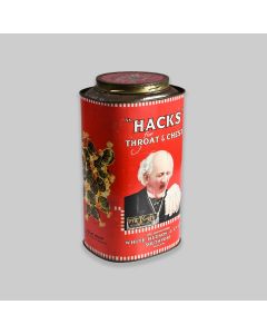 Vintage 1960s Hacks Cough Drops Tin