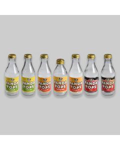 Vintage Collection of Panda Pops Bottles