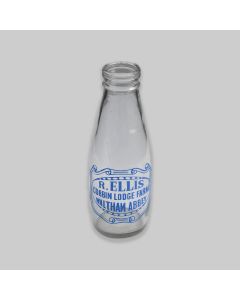 Vintage R. Ellis Milk Bottle 