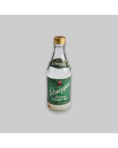 Vintage Schweppes American Ginger Ale Bottle 