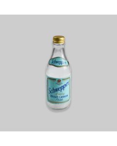 Vintage Schweppes Sparkling Bitter Lemon Drink Bottle 