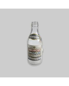 Vintage Schweppes American Ginger Ale Bottle 