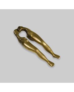 Vintage Brass Women's Legs Nutcracker