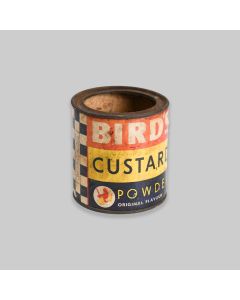 Vintage Birds Custard Powder Tin