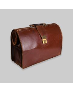 Mid Century Leather Doctor's 'Kalamazoo' Briefcase