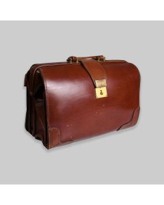 Mid Century Leather Doctor's 'Kalamazoo' Briefcase