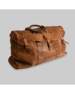 Mid Century Leather Duffle Bag