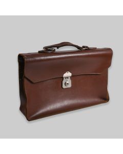 Vintage Brown Leather Briefcase