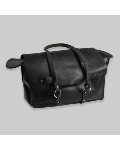 Vintage Black Leather Tool Bag