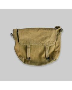 Vintage Mid Century Canvas Satchel Bag