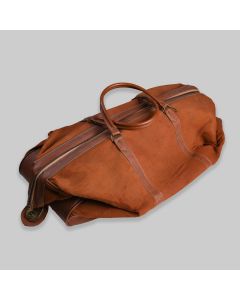 Vintage Brown Duffle Bag