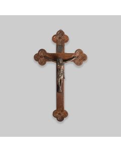 Vintage Wooden Cross Crucifix