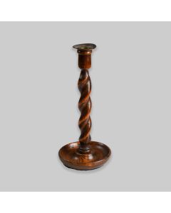 Vintage Wooden Candlestick