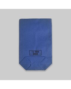 Vintage 1940s Blue Paper Sugar Bag