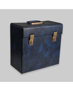 Vintage 1970s Blue 12" Vinyl Storage Case