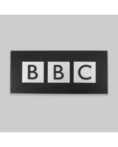 Vintage Original BBC Sign