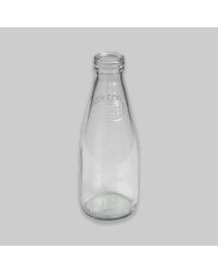 Vintage Glass Milk Bottle