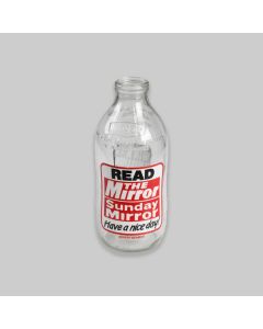 Vintage Advertising Milk Bottle The Mirror