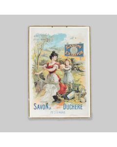 Vintage French Soap Advert 'Savon Extra Pur La Duchere'