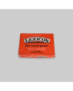 'Lexicon - The Word Game' 1968 Card Game