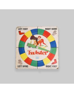 Vintage 1960s Milton Bradley 'Twister' Spinner Board