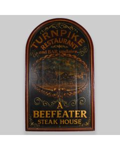 Turnpike Restaurant Beefeater Pub Sign