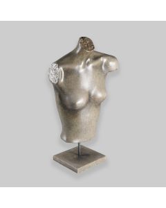 Vintage Stone-Effect Female Mannequin Bust