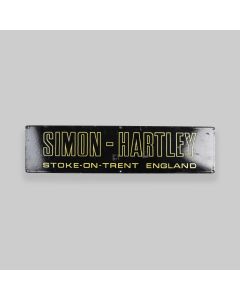 Vintage 1970s 'Simon-Hartley' Metal Company Sign