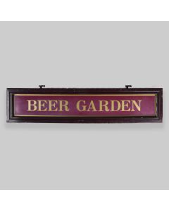 Vintage 'Beer Garden' Pub Sign