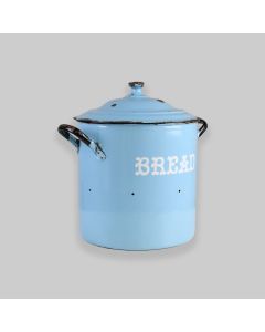 Vintage Mid Century Enamel Bread Bin