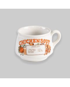 Vintage Chicken Soup Mug Bowl