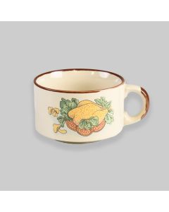 Vintage Chicken Soup Mug Bowl