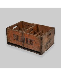 Vintage Bullards Wooden Beer Bottle Crate