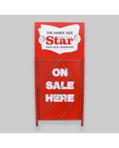 Vintage Rotherham Star Newspaper Advertising Board